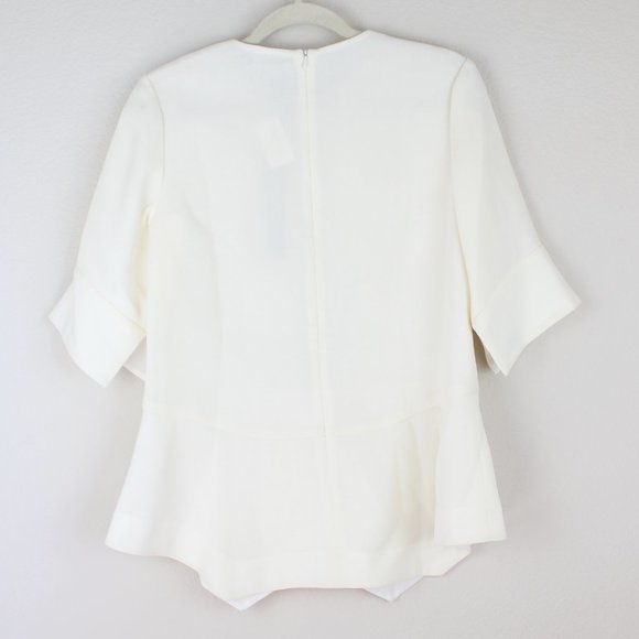 NWT Lela Rose Crepe Handkerchief Hem Top - Picture 6 of 14